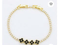pulsera de  florecitas