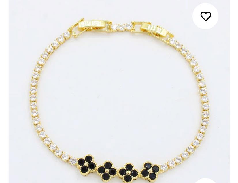 pulsera de  florecitas