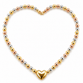 collar en forma de corazon