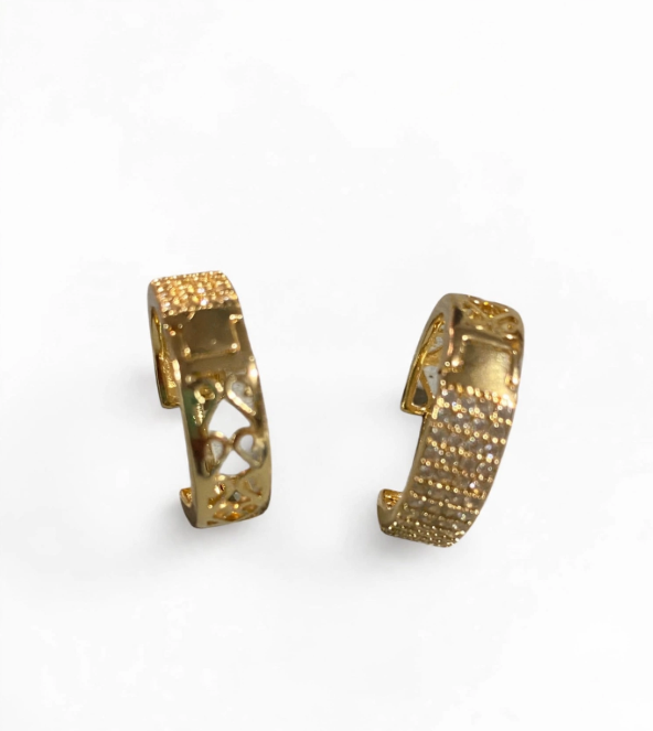 aretes tipo anillo