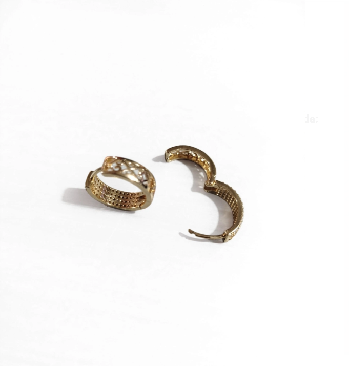 aretes tipo anillo