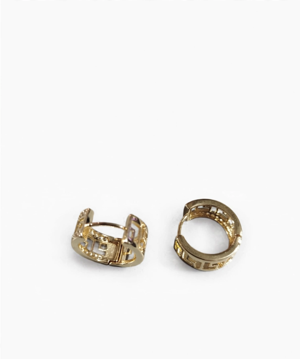 aretes tipo anillo
