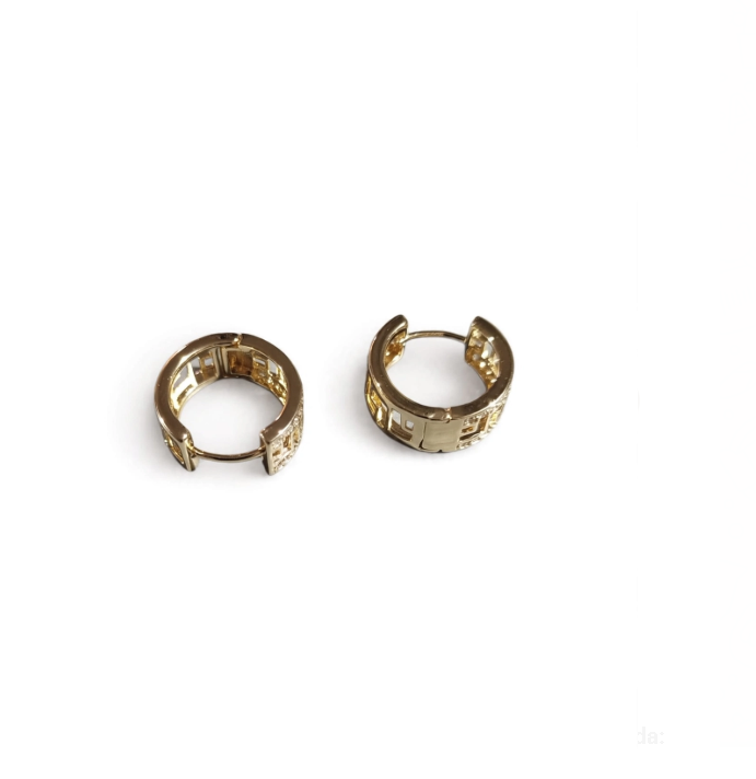aretes tipo anillo