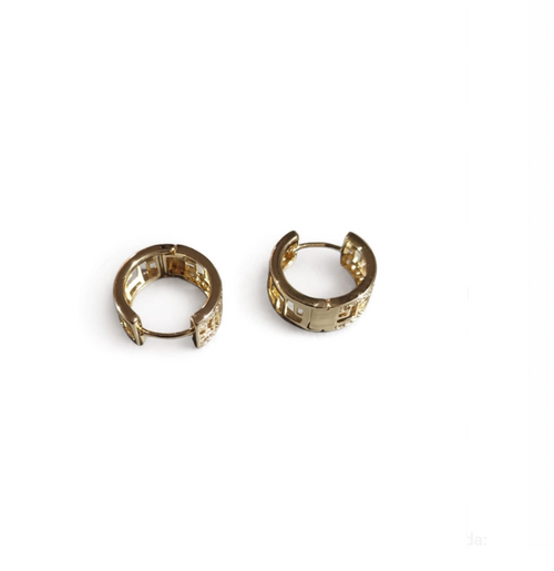 aretes tipo anillo